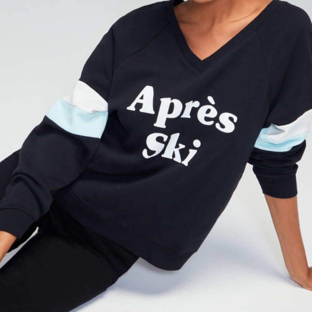 Après Ski Black Sweatshirt